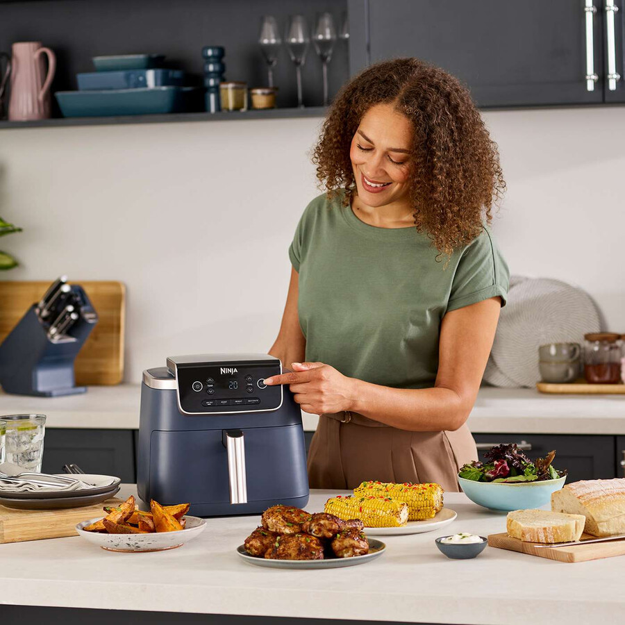 ninja air fryer pro 4.7l – cyber space af140ukcyd