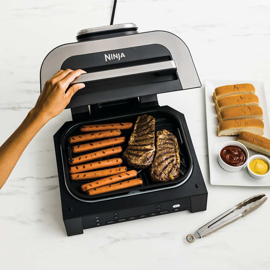 ninja 6-in-1 max grill airfryer dg551uk