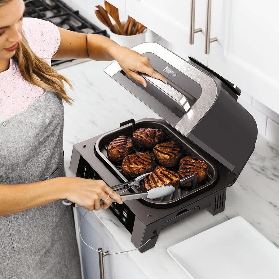 ninja 6-in-1 max grill airfryer dg551uk
