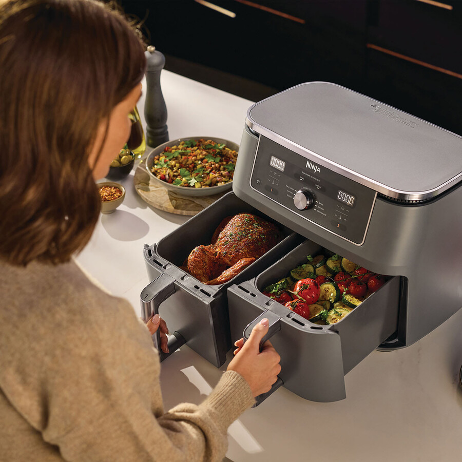 ninja max 6-in-1 dual zone airfryer 95l dz400uk
