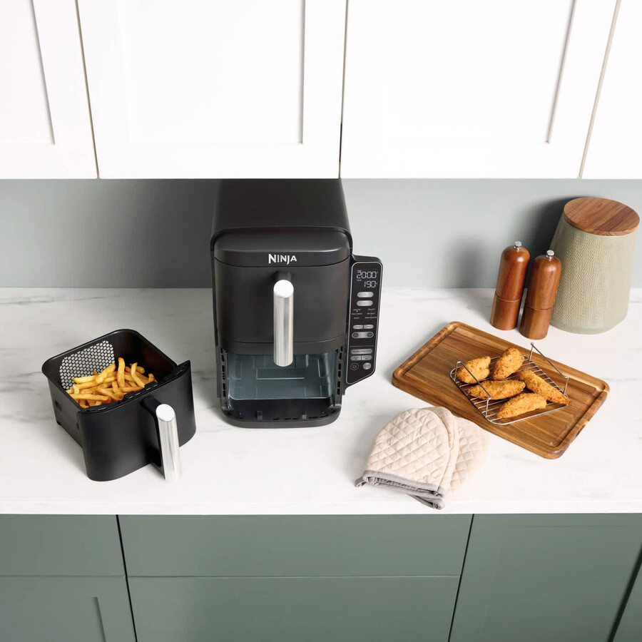 ninja double stack airfryer met 2 lades 76 liter – sl300uk