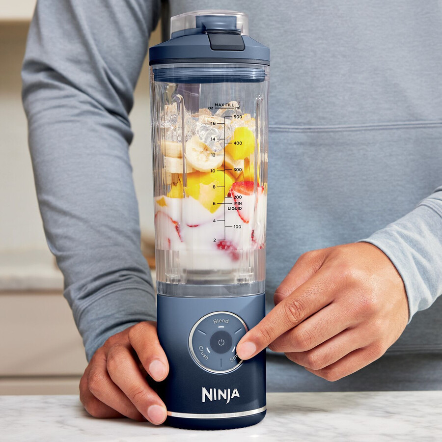 ninja blast max draagbare blender - marineblauw bc251uknv