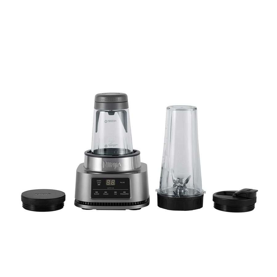 ninja foodi power nutri blender 2-in-1 met smart torque auto-iq 1100w - cb100uk