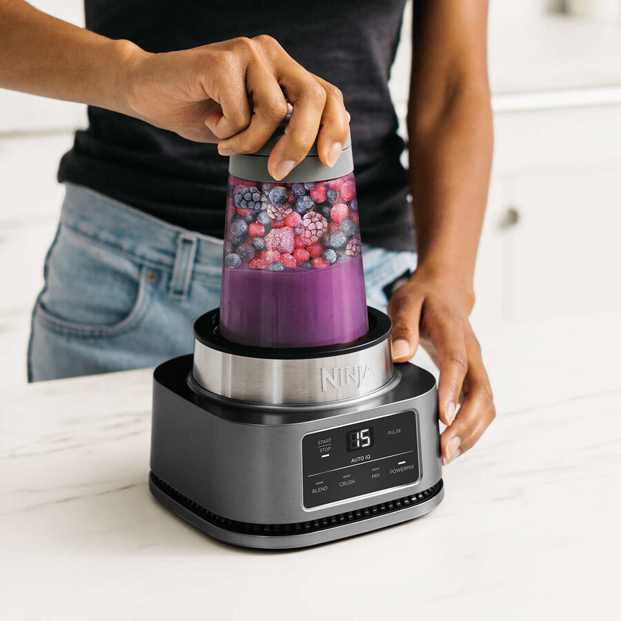 ninja foodi power nutri blender 2-in-1 met smart torque auto-iq 1100w - cb100uk