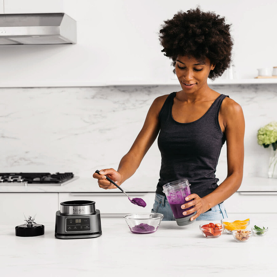 ninja foodi power nutri blender 2-in-1 met smart torque auto-iq 1100w - cb100uk