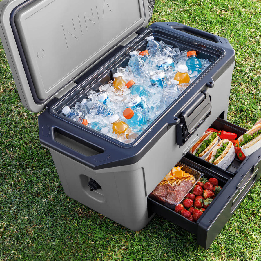 ninja frostvault 50qt47l harde koelbox - leigrijs fb151ukgy