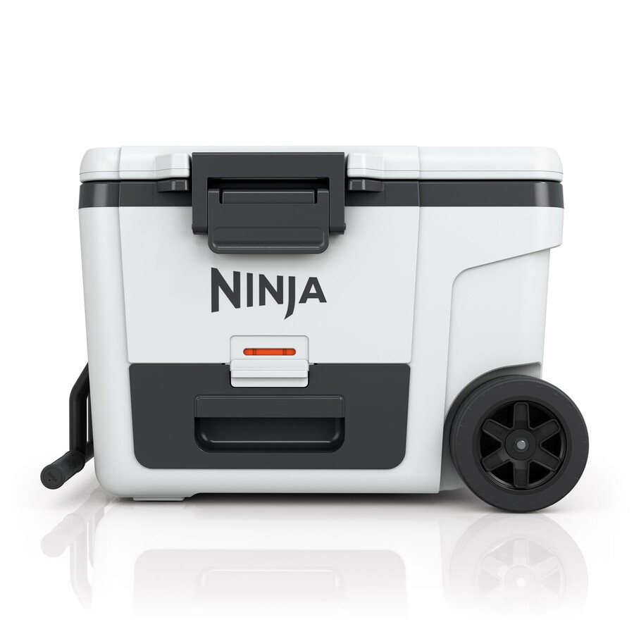 ninja frostvault 45qt42l koelbox op wielen met droogzone cloud white fb245ukwh