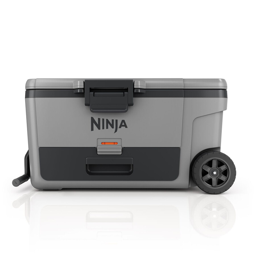 ninja frostvault 65qt61l koelbox op wielen met droogzone leigrijs fb265euukgy