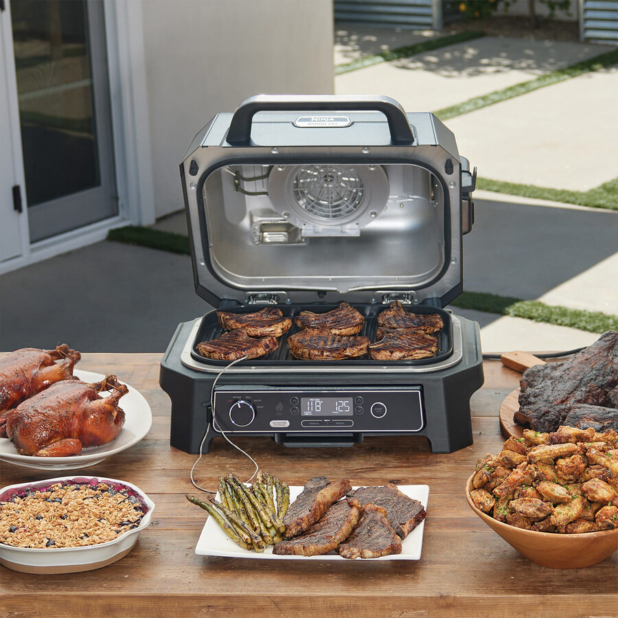ninja woodfire pro xl elektrische barbecuegrill en rookoven og850uk