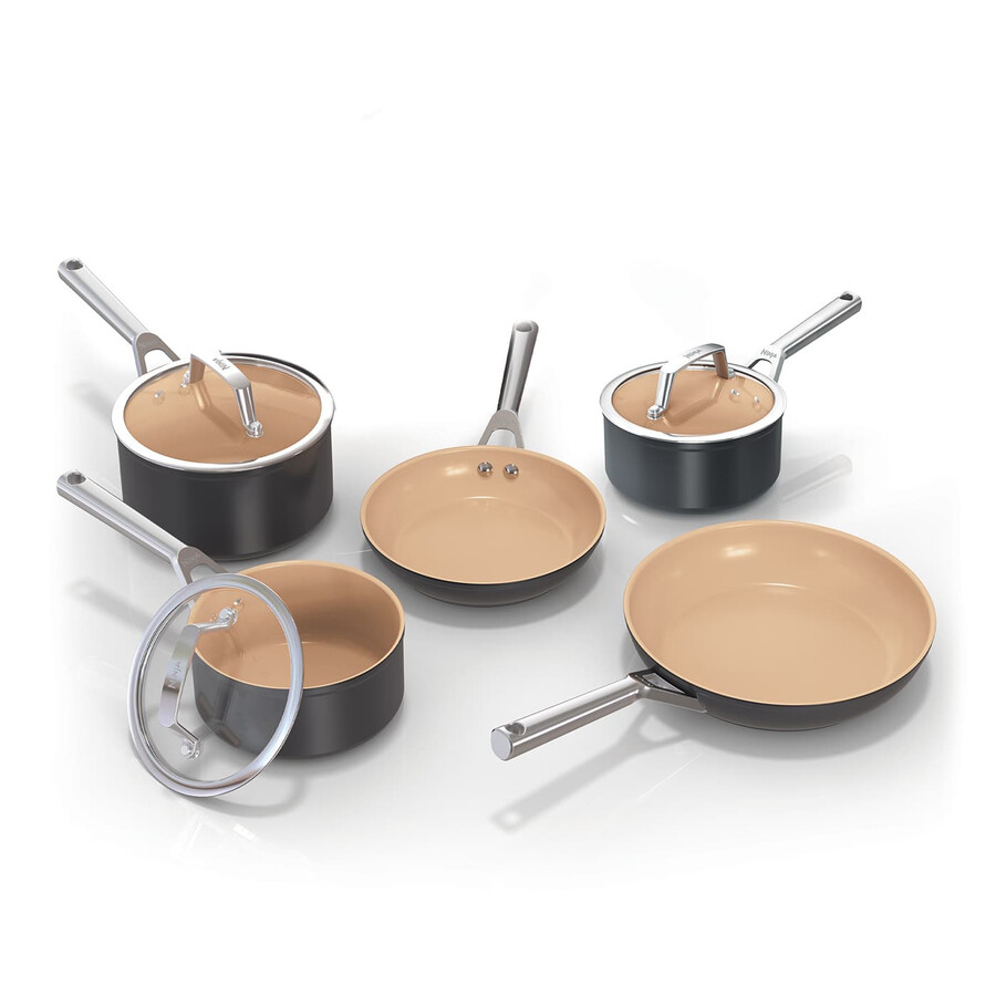 ninja extended life keramische 5-delige koekenpan- en steelpanset cw95000uk