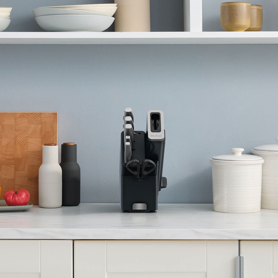 ninja staysharp roestvrijstalen 6-delige messenset met messenblok – k62006euuk