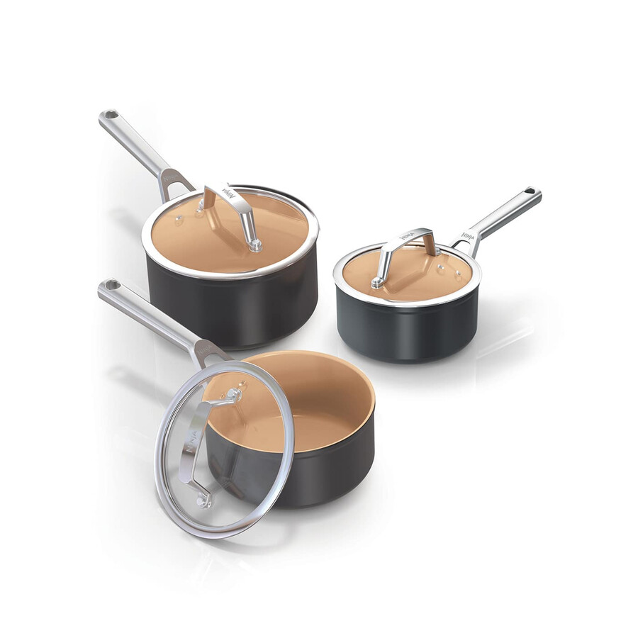 ninja extended life keramische 3-delige pannenset cw93000uk