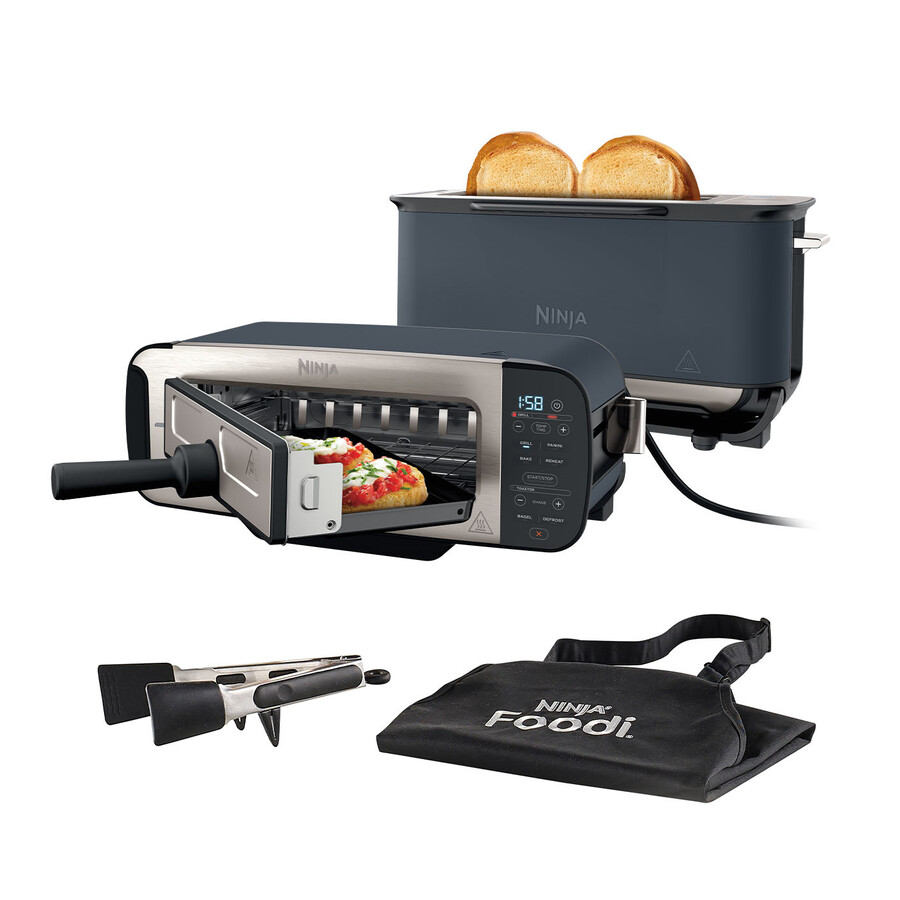 ninja foodi 3-in-1 broodrooster grill panini-pers - cyber space st200ukcyd