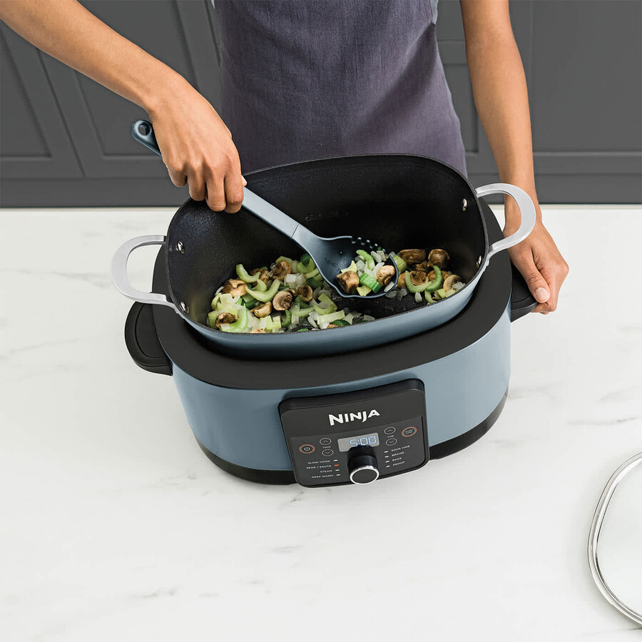 ninja foodi 8-in-1 possiblecooker slowcooker multicooker zeezoutgrijs mc1001uk