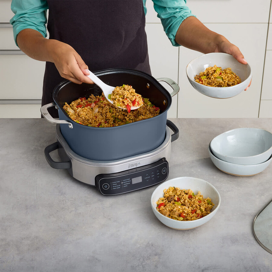 ninja foodi 8-mode 6l possiblecooker rijst- slowcooker mc1101uk