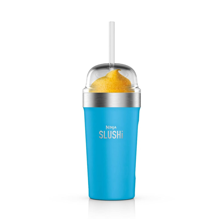 ninja slushi geïsoleerde bubbelbeker met deksel en rietje – felblauw xskbblbleuk