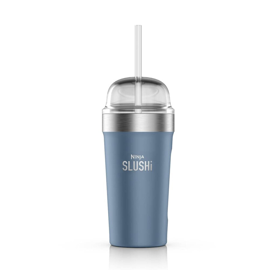 ninja slushi geïsoleerde bubbelbeker met deksel en rietje – denimblauw xskbblndeuk