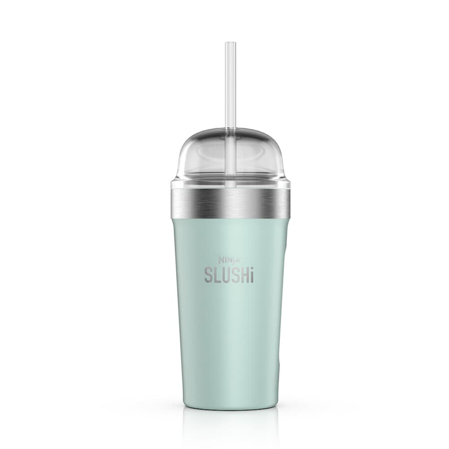 ninja slushi geïsoleerde bubbelbeker met deksel en rietje – zeeglas xskbblsgeuk